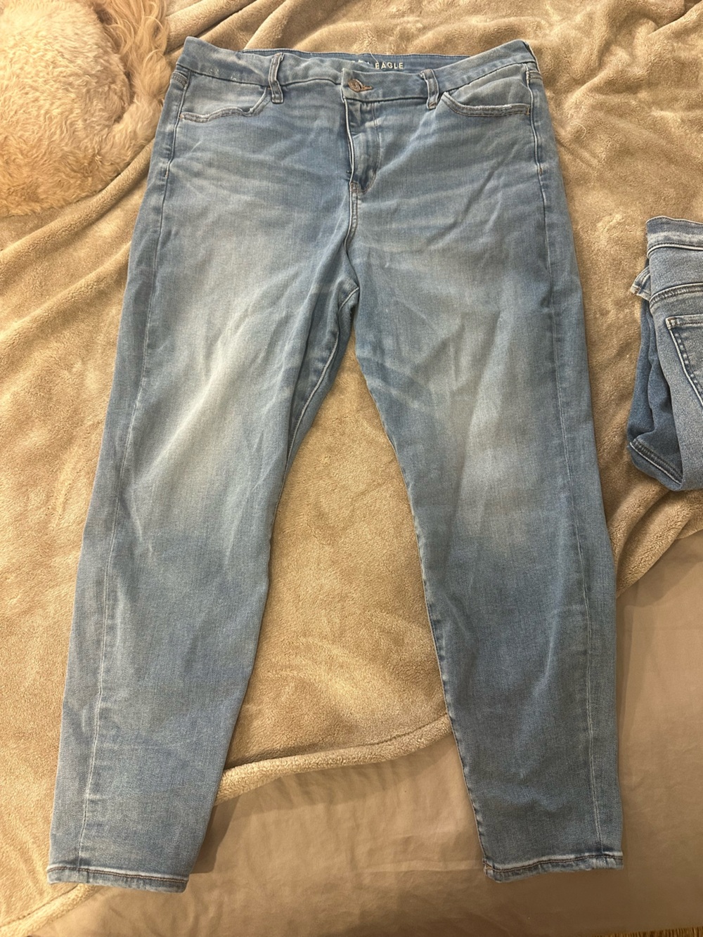 American Eagle Outfitters Light Blue Denim Jacket